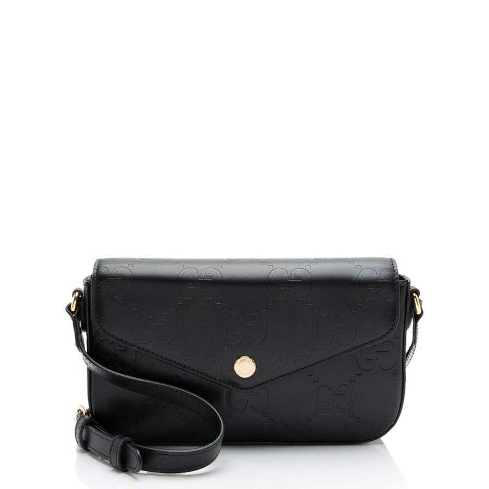 Gucci Jumbo GG Leather Mini Pochette